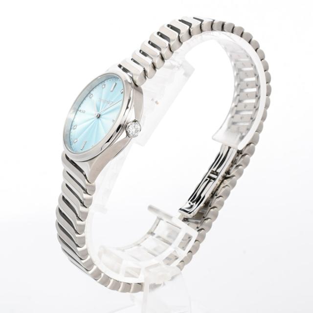 ティファニー メトロ 腕時計 60874816 ブルー レディース 中古A品 