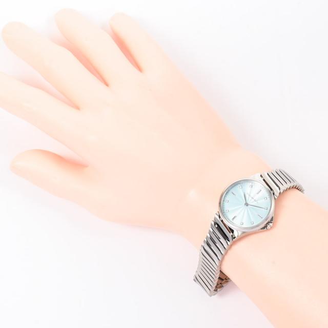 ティファニー メトロ 腕時計 60874816 ブルー レディース 中古A品 