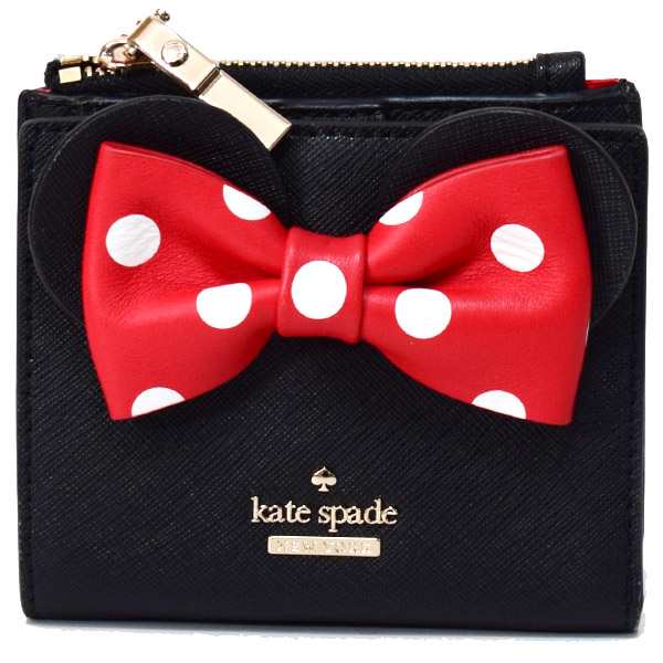 Kate Spade  ミニー  二つ折り財布　ゲートスペード　Disney