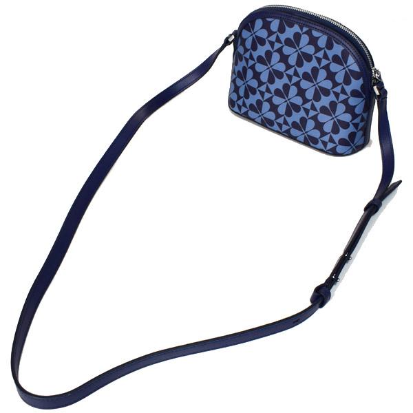ケイトスペード バッグ　katespade レザー ホリー スペード クローバー ジオ ドーム クロスボディ 斜めがけ ショルダーバッグ デニムマルチ WKRU6592_1