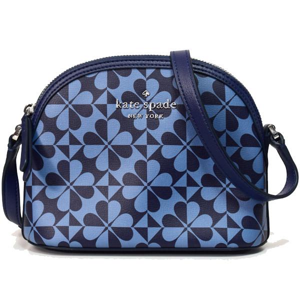 ケイトスペード バッグ　katespade レザー ホリー スペード クローバー ジオ ドーム クロスボディ 斜めがけ ショルダーバッグ デニムマルチ WKRU6592