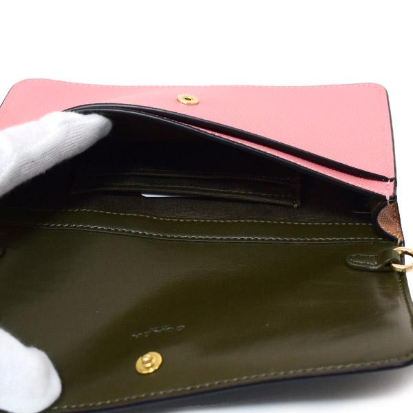 コーチ 財布 COACH グレインレザー カラーブロック フォルドオーバー リストレット スマホ フォン ウォレット 二つ折り 財布 キャンティーンマルチ 91038_3