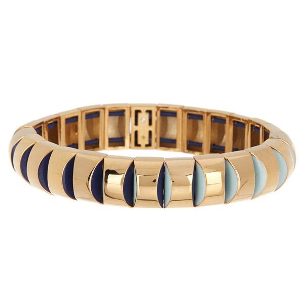 ケイトスペード バングル katespade プレーテッドメタルジンク プラスチック スライスド スカラップス スモール ストレッチ ブレスレット バングル ニュートラルマルチ WBRUH406の通販は 9,675円