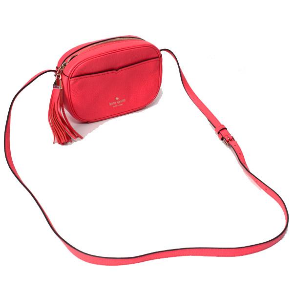 ケイトスペード バッグ katespade ぺブルレザー コートニー タッセル カメラバッグ クロスボディー 2WAY 斜めがけ ショルダー クラッチバッグ ストップライト WKRU6817_1