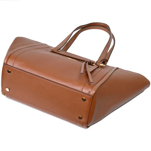 マイケルコース バッグ MICHAEL KORS レザー カリーヌ ロゴ ミディアム トート ハンドバッグ ラゲッジ 30S1GCCT3L