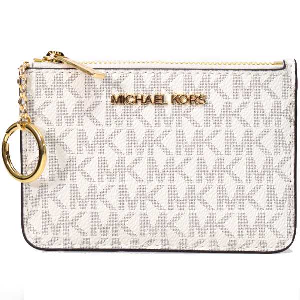 マイケルコース コインケース MICHAEL KORS レザー モノグラム ジェット セット トラベル スモール トップ ジップ コインポーチ 小銭入れ