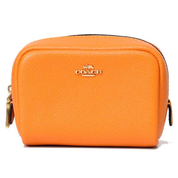 コーチ コスメポーチ Coach クロスグレインレザー ロゴ ミニ ボクシー コスメティック ケース コスメポーチ 化粧ポーチ サンビーム Coachの通販はau Pay マーケット ブランド専門店 パイクストリート