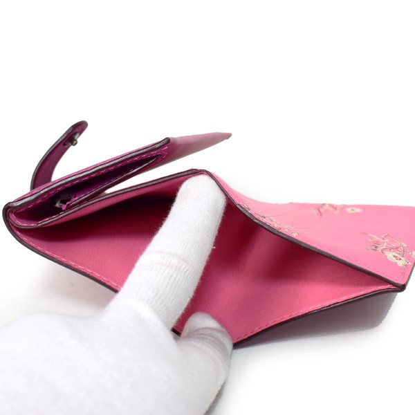 レディース 財布 二つ折り財布 5色 ゴールド ワインレッド