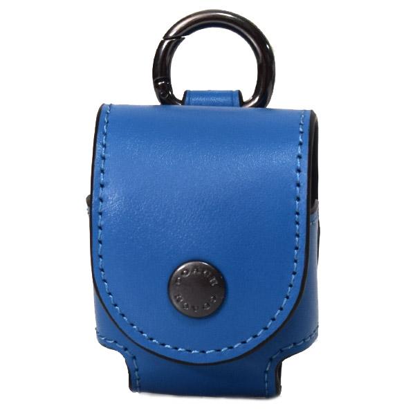 コーチ エアーポッズケース COACH カーフレザー イヤホン airpods エアーポッズ ケース バッグチャーム キーホルダー ブルージェイ coach1740の通販は 6,783円