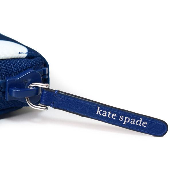 ケイトスペード 長財布 katespade ナイロン ジェー シーサイド ドット 水玉 ラージ コンチネンタル ジップ アラウンド ウォレット 長財布 ブルーマルチ WLR00372_4