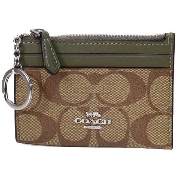 日本未発売】コーチ コインケース COACH キャンバス レザー