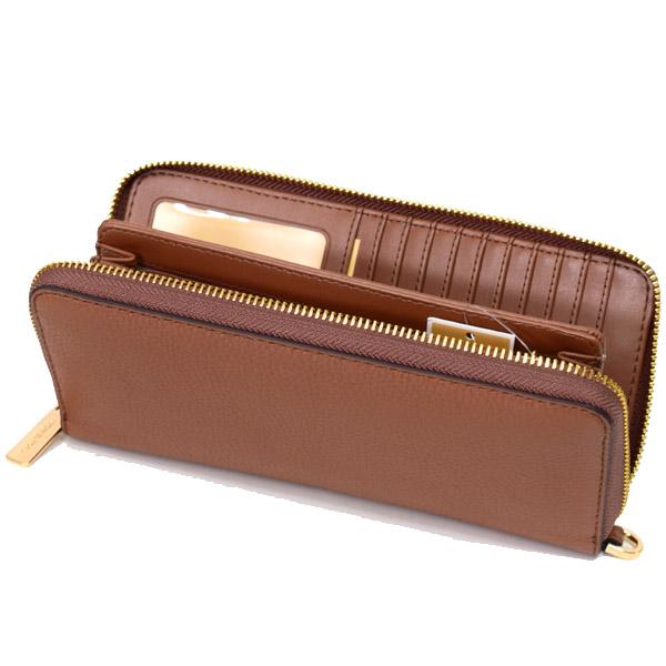 マイケルコース 長財布 MICHAEL KORS レザー アコーディオン ジップ アラウンド リストレット 長財布 ブラウン 35T7GTVE7L_1