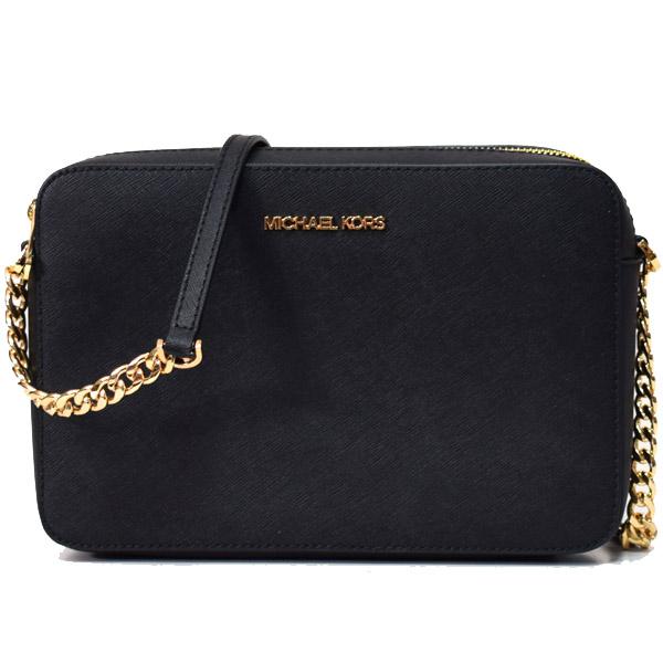 マイケルコース バッグ MICHAEL KORS コーティング レザー 斜めがけ ショルダー クロスボディー バッグ ブラック 35T8GTTC9L