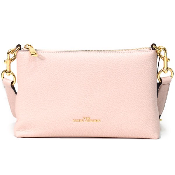 マークジェイコブス バッグ MARC JACOBS レザー ザ スウィフティ ロゴ クロスボディ 斜め掛け 2way クラッチ ショルダーバッグ アプリコットベージュ M0016927の通販は