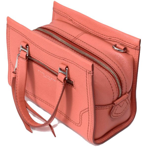 マークジェイコブス バッグ MARC JACOBS ぺブルレザー ミニ クルーザー 2way クロスボディ 斜め掛け ショルダー ハンドバッグ ピーチブロッサム M0015022_1