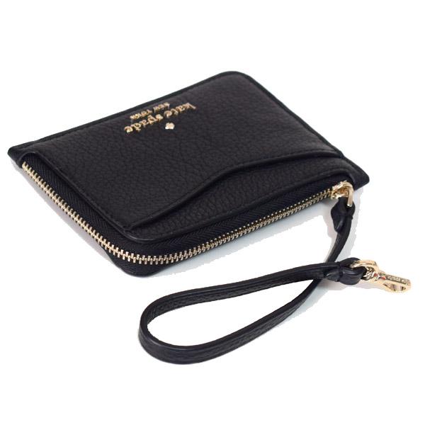 ケイトスペード コインケース katespade ぺブルレザー レイラ