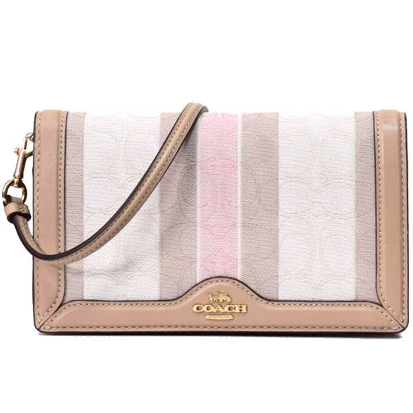 コーチ バッグ COACH キャンバス レザー シグネチャー ストライプ