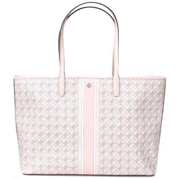 トリーバーチ バッグ TORY BURCH PVC レザー ロゴ トートバッグ ダステッドブラッシュゲオロゴ 89762の通販は