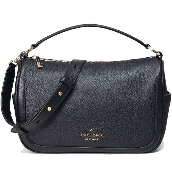 ケイトスペード バッグ katespade ぺブルレザー クロスボディ 2way ショルダー ハンドバッグ ブラック K6047