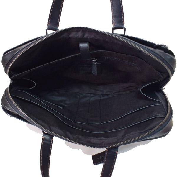 コーチ バッグ COACH メンズ コーティングキャンバス レザー シグネチャー グラハム ストライプ スリム 2WAY ビジネス ブリーフケース ショルダーバッグ マホガニーマルチ C9826