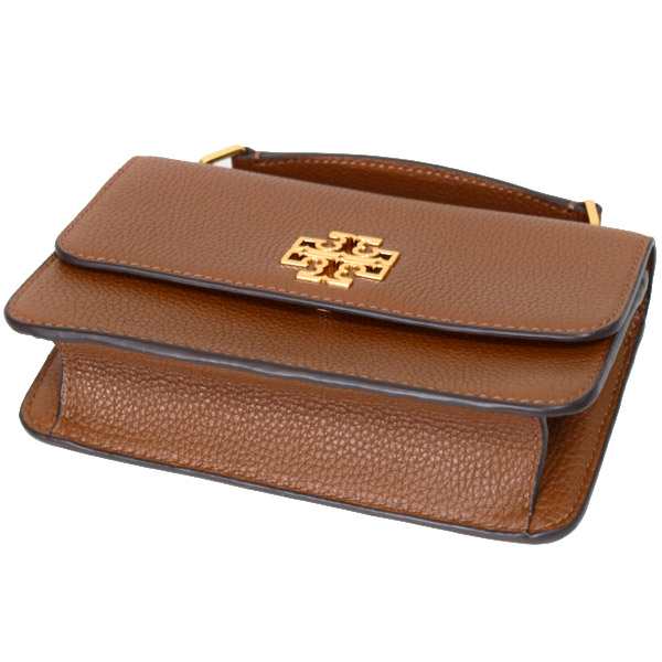 トリーバーチ バッグ TORY BURCH ぺブルレザー ブリテン ロゴ ミニ