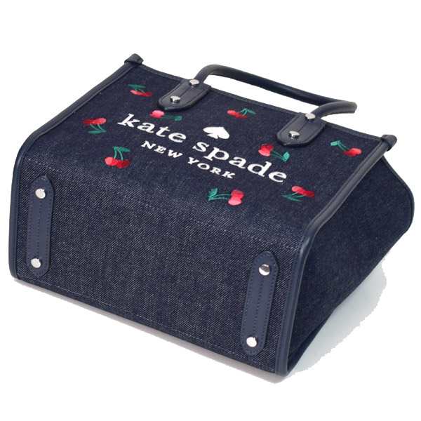 ケイトスペード バッグ katespade デニム レザー エラ さくらんぼ