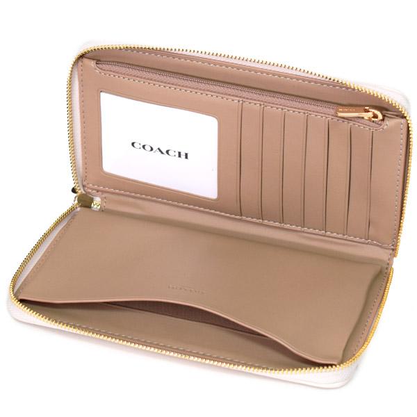 コーチ 財布 COACH ジャガード ぺブルレザー シグネチャー デンプシー