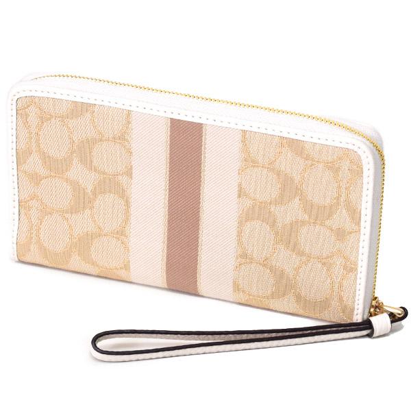 コーチ 財布 COACH ジャガード ぺブルレザー シグネチャー デンプシー  