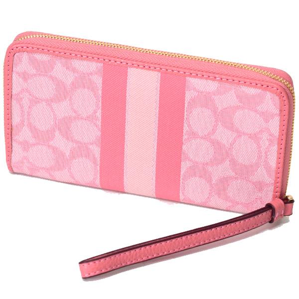 コーチ 財布 COACH ジャガード ぺブルレザー シグネチャー デンプシー