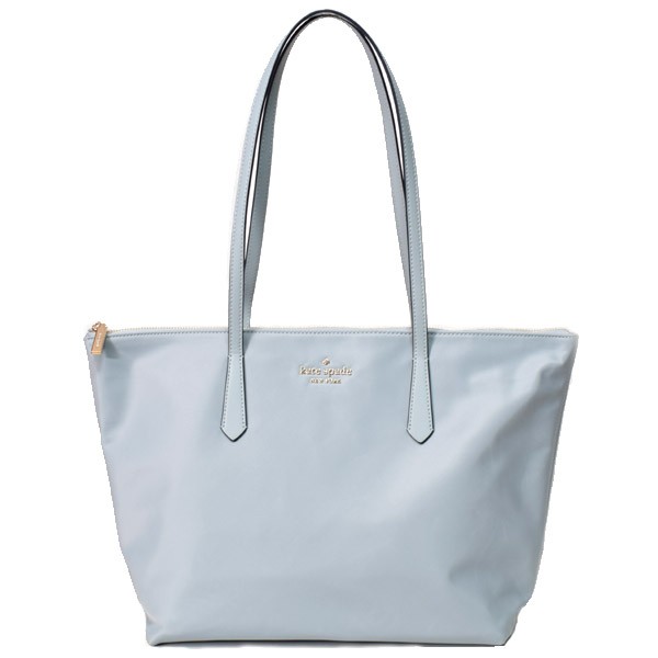 ケイトスペード バッグ katespade ナイロン キット ザ リトル ロゴ ラージ トート バッグ アバロンミスト K6031の通販は