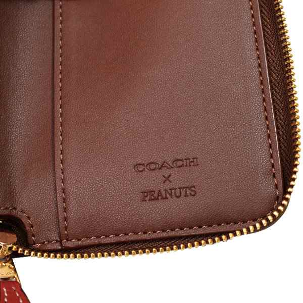 COACH コーチ 二つ折り財布 PEANUTSコラボ スヌーピー - 折り財布