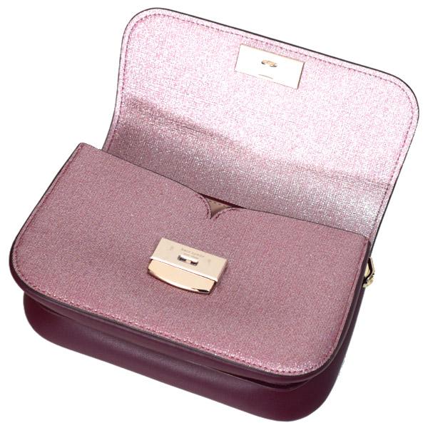 ケイトスペード バッグ katespade レザー グリッター ミディアム フラップ 斜め掛け クロスボディー ショルダーバッグ ピンクマルチ K5424 ケイトスペード バッグ katespade レザー グリッター ミディアム