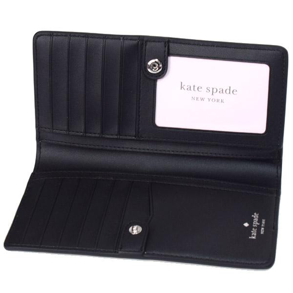 ケイトスペード 長財布 katespade サフィアーノレザー ステイシー