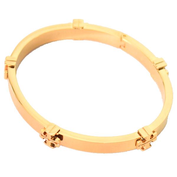 トリーバーチ バングル TORY BURCH メタル ロゴ ジュエリー ブレスレット バングル ゴールド 145434_1
