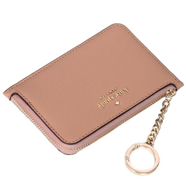 ケイトスペード カードケース katespade レザー ダーシー ロゴ キーリング付き ミディアム L字 ジップ コインケース 小銭入れ カードホルダー ライトフォーン WLR00595の通販は ケイトスペード カードケース katespade レザー ダーシー ロゴ キーリング付き ミディアム L字 ジップ コインケース 小銭入れ カードホルダー ライトフォーン WLR00595の通販は