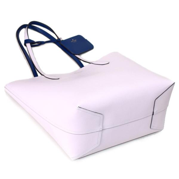 ケイトスペード バッグ katespade レザー リバーシブル ロゴ ポーチ付き トートバッグ ペイルアメジスト K6052 ケイトスペード バッグ katespade レザー リバーシブル ロゴ ポーチ