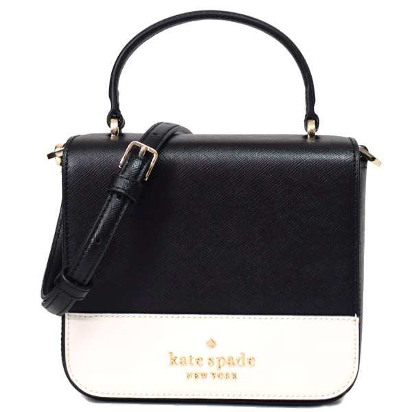 kate spade ハンドバッグ 2WAY 斜め掛け レザー バイカラー - ハンドバッグ