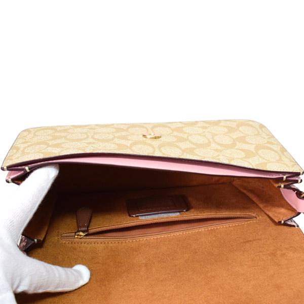コーチ バッグ COACH コーティングキャンバス レザー シグネチャー