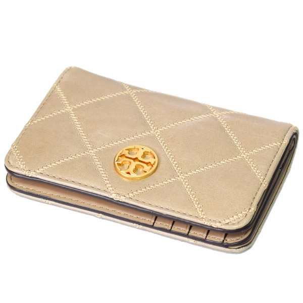 トリーバーチ 財布 TORY BURCH レザー キルティング ウィラ ミディアム