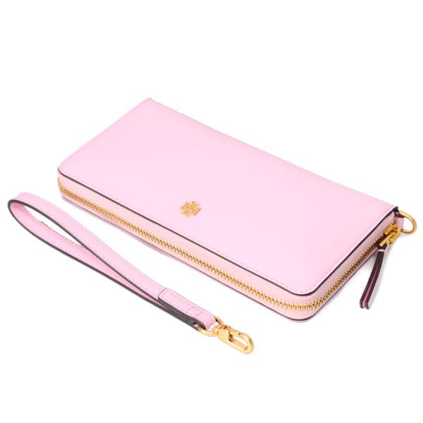 【新品未使用】トリーバーチ TORY BURCH 長財布 エマーソン ピンク トリーバーチ 長財布 TORY BURCH パテントレザー エマーソン