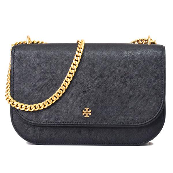 トリーバーチ バッグ TORY BURCH レザー エマーソン アジャスタブル ショルダー チェーン 2way クロスボディ 斜めがけ ハンドバッグ ブラック 147214