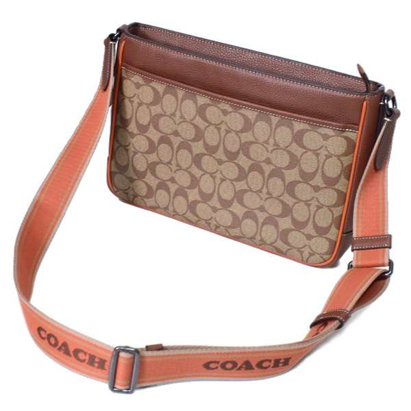 コーチ メンズ バッグ COACH コーティングキャンバス レザー