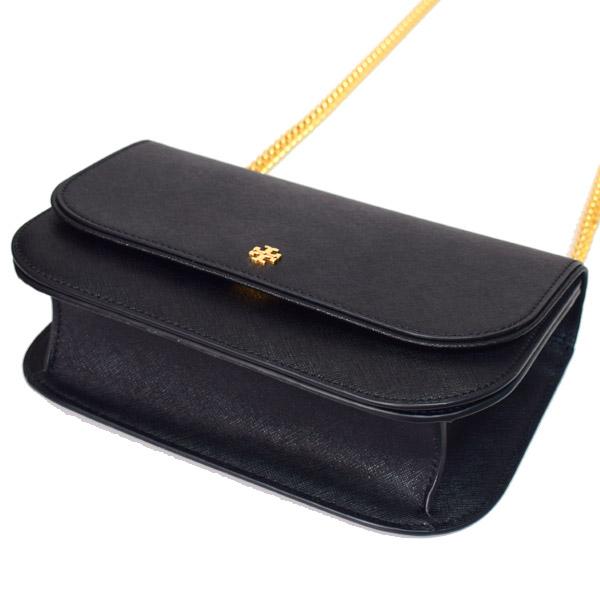 トリーバーチ バッグ TORY BURCH レザー エマーソン アジャスタブル ショルダー チェーン 2way クロスボディ 斜めがけ ハンドバッグ ブラック 147214_4