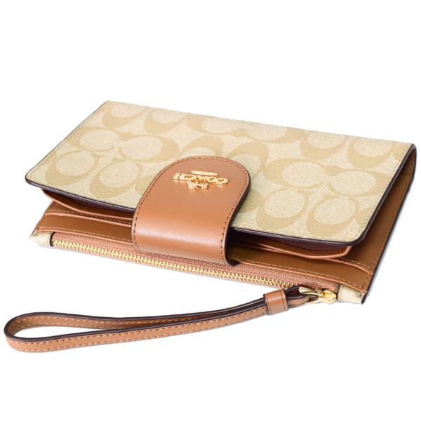 コーチ 長財布 COACH コーティングキャンバス レザー シグネチャー