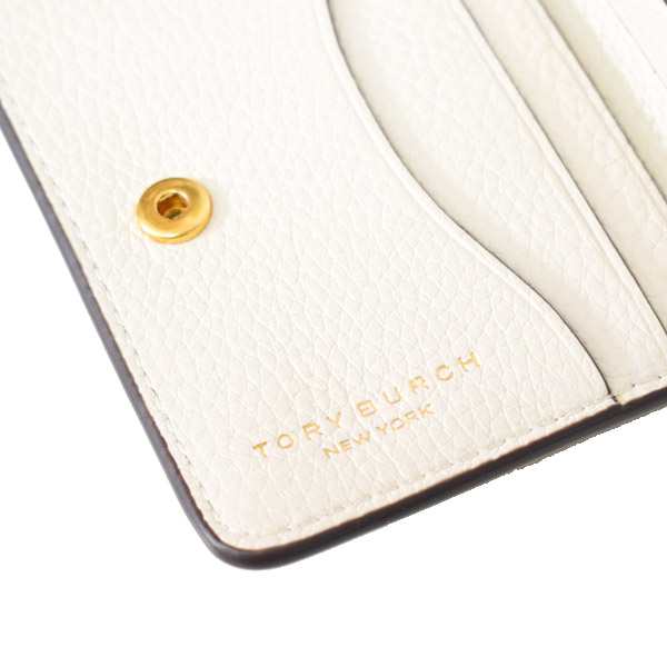 トリーバーチ カードケース TORY BURCH レザー テア ロゴ スリム 二