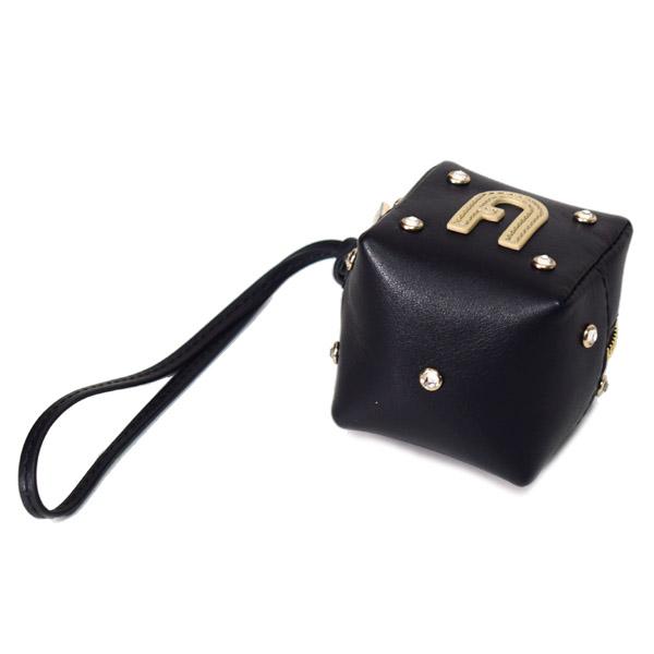 フルラ コインケース FURLA レザー ストーン スタッズ ロゴ ジップ
