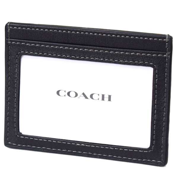 コーチ カードケース COACH レザー ダイヤモンド キルティング ロゴ