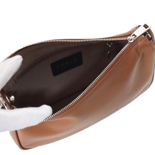 フルラ バッグ FURLA レザー ムーン ロゴ チェーン 斜めがけ 2way ショルダー ハンド バッグ コニャック WB00356_5