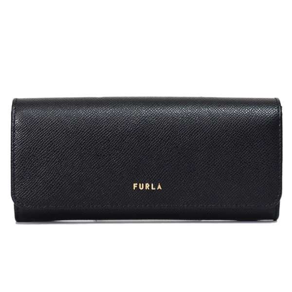 フルラ 長財布 FURLA レザー ロゴ クラシック フラップ XL バイフォールド 長財布 ネロ PS81CL0