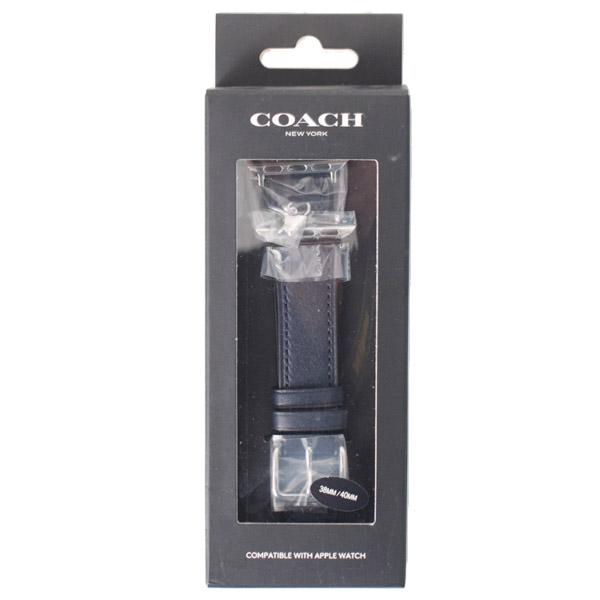 コーチ アップルウォッチ 替えベルト COACH レザー 蝶々 バタフライ チャーム アップルウォッチ applewatch 替えベルト ストラップ ウォッチ 腕時計 ネイビー 14700119_5